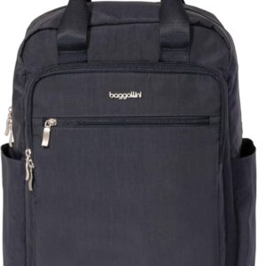 Baggallini Commuter Laptop Lightweight 15x11 Travel Backpack W\/RFID & Luggage Sleeve