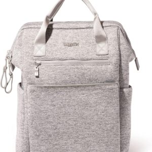 Baggallini Soho Travel Laptop Backpack for Women Heather Grey i##e##s: Lightweight ^^ Water-Resistant ^^ Luggage Bag ^^ Neoprene :i##e##s