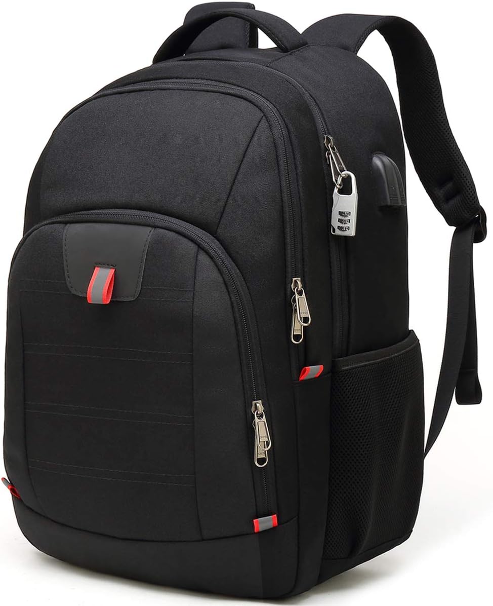 Della Gao Large Laptop Backpack Business Travel Backpack for Men\/Women i##e##s: Anti-Theft ^^ with USB Charging Port ^^ Water Resistant ^^ College School Computer Bag ^^ for 17 Inch Laptop ^^ and Notebook :i##e##s