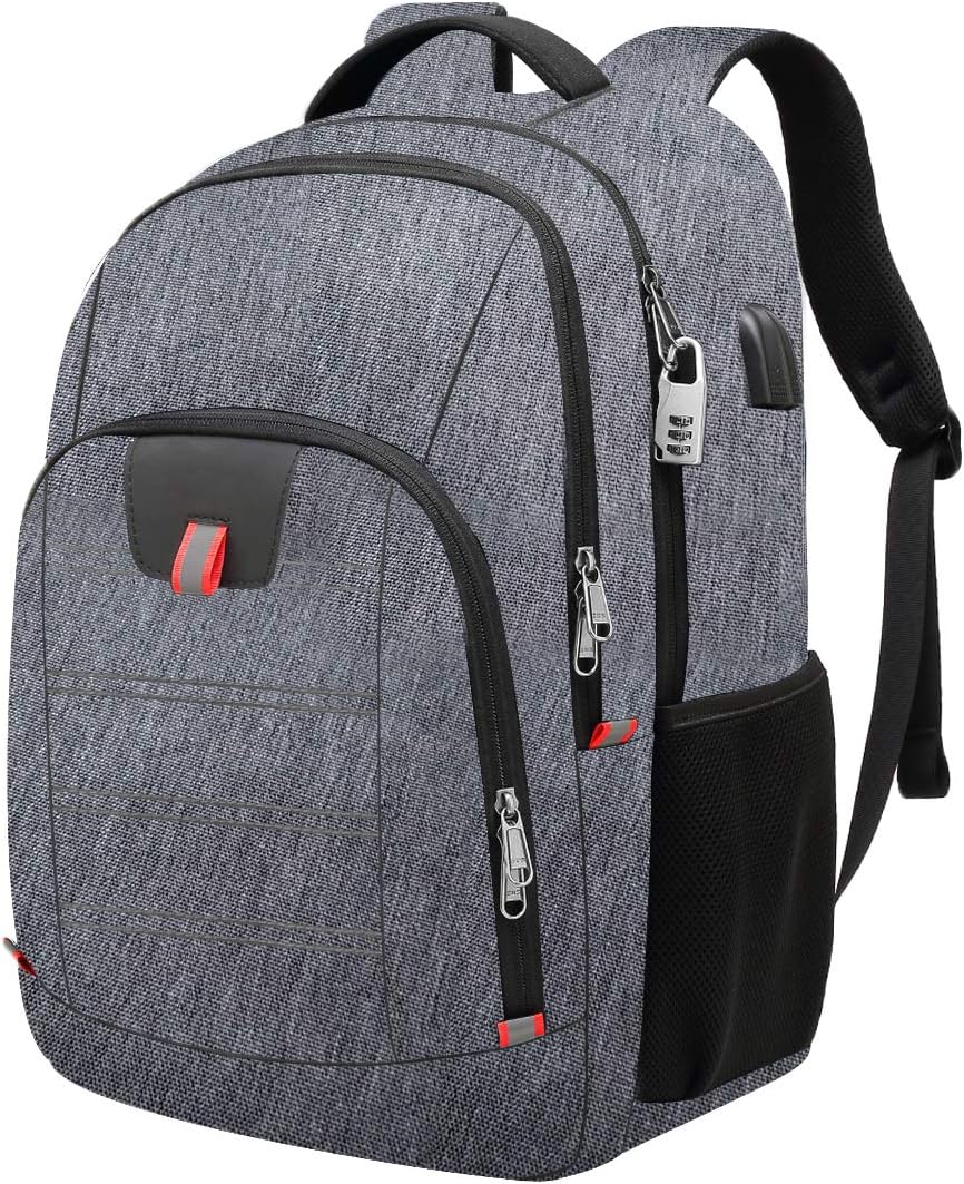 Della Gao Large Laptop Backpack Business Travel Backpack for Men\/Women i##e##s: Anti-Theft ^^ with USB Charging Port ^^ Water Resistant ^^ College School Computer Bag ^^ for 17 Inch Laptop ^^ and Notebook :i##e##s - Image 17