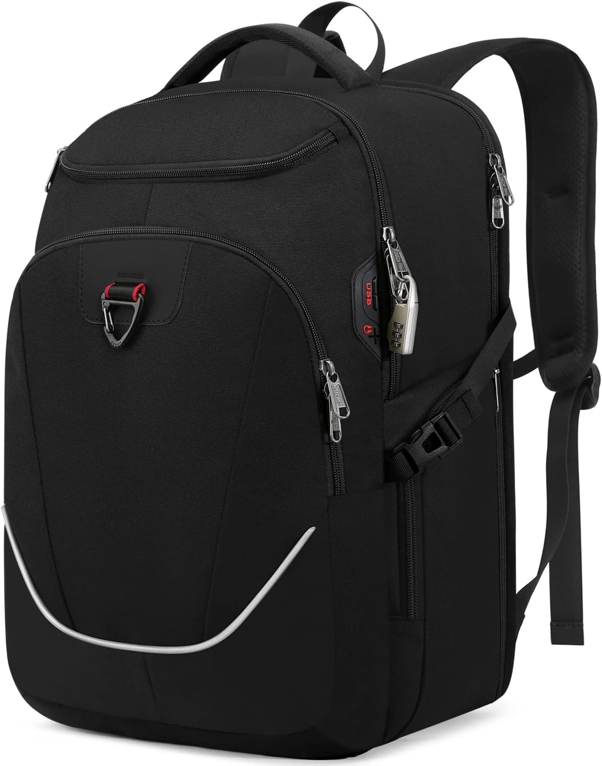 Della Gao Large Laptop Backpack Business Travel Backpack for Men\/Women i##e##s: Anti-Theft ^^ with USB Charging Port ^^ Water Resistant ^^ College School Computer Bag ^^ for 17 Inch Laptop ^^ and Notebook :i##e##s - Image 9