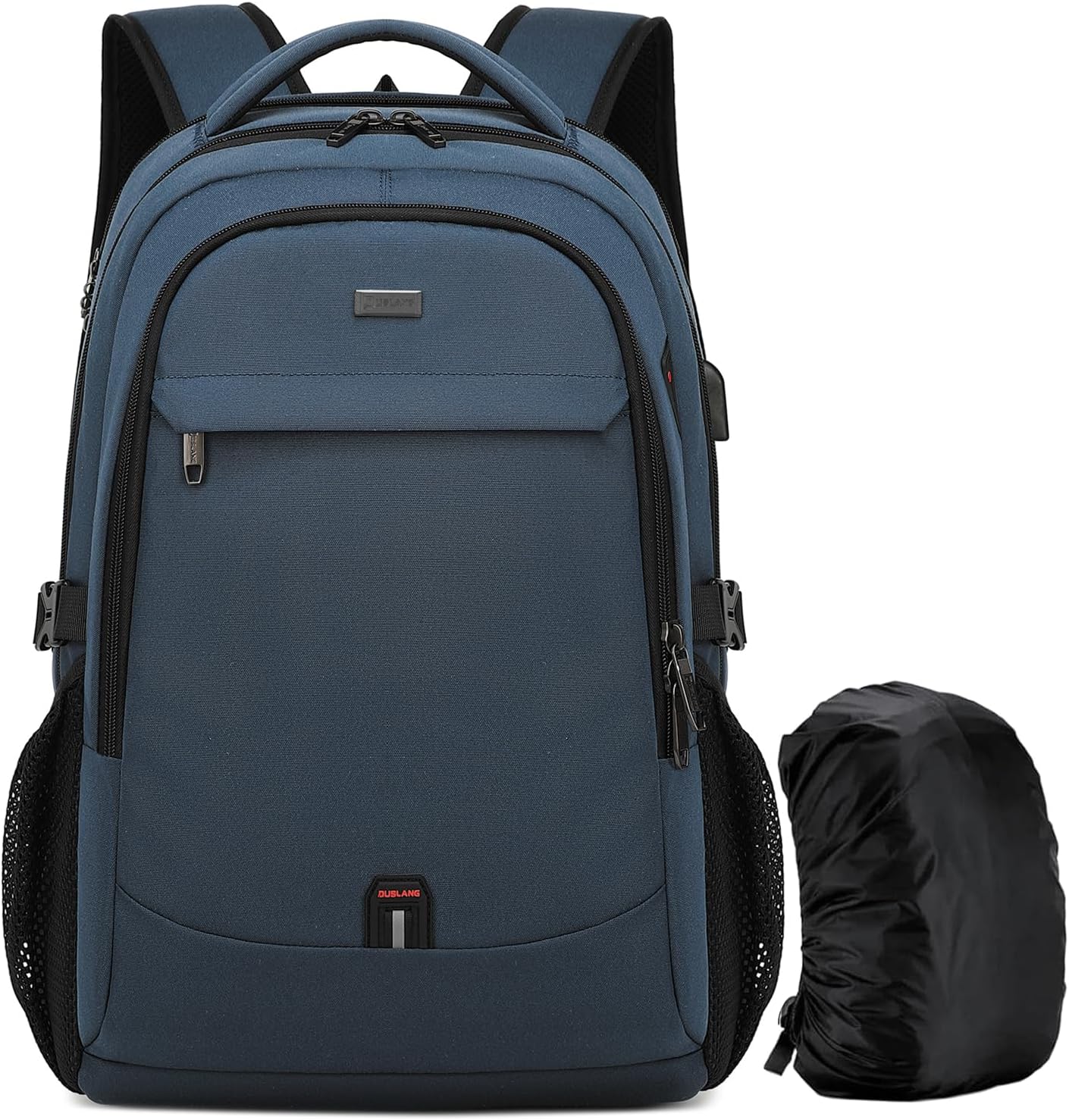 DUSLANG 17 Inch Laptop Backpack for Travel Water Resistant College Backpack for Men\/Women Laptop Bag with USB Charging Port,Black - Image 45