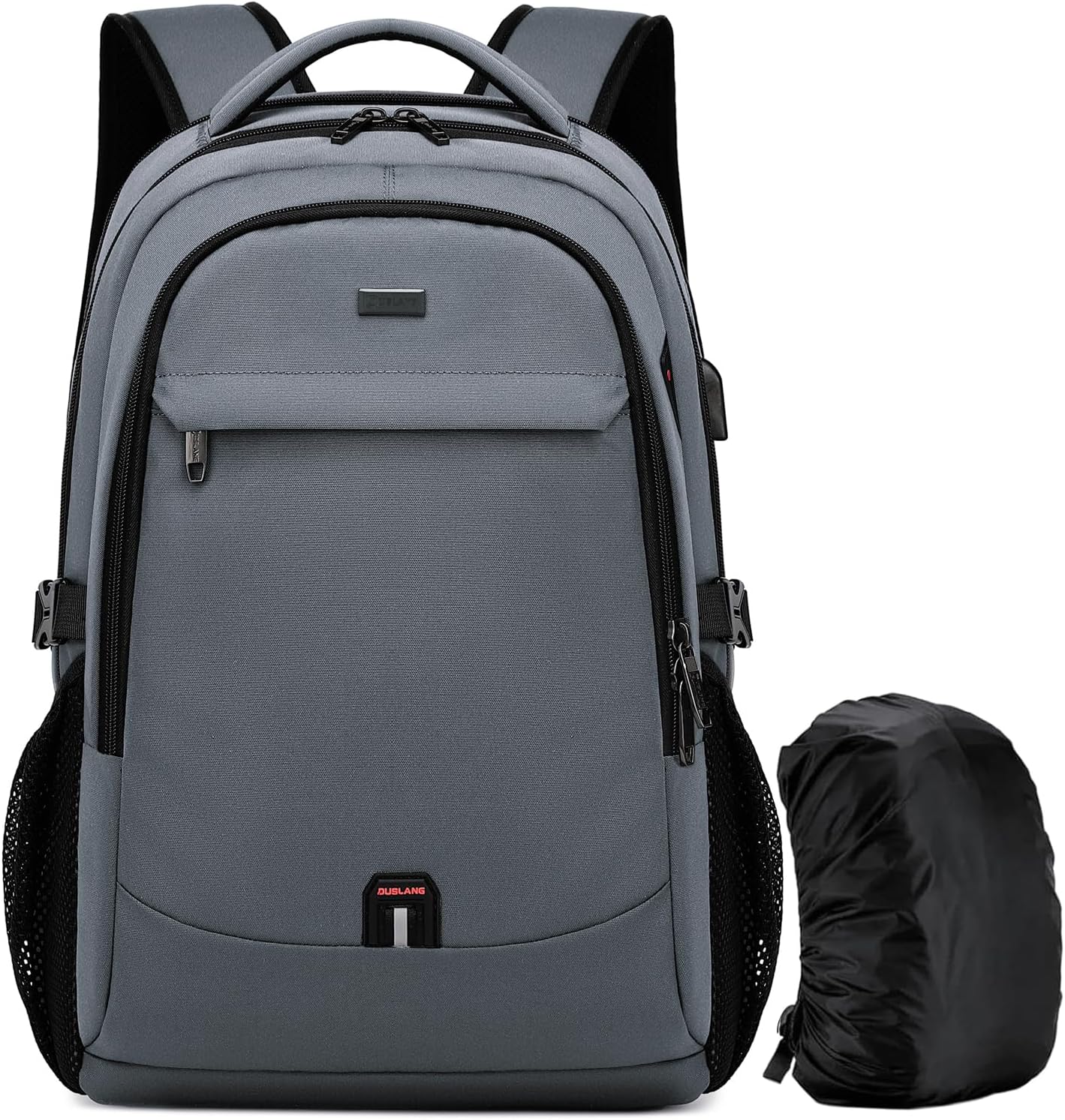 DUSLANG 17 Inch Laptop Backpack for Travel Water Resistant College Backpack for Men\/Women Laptop Bag with USB Charging Port,Black - Image 33