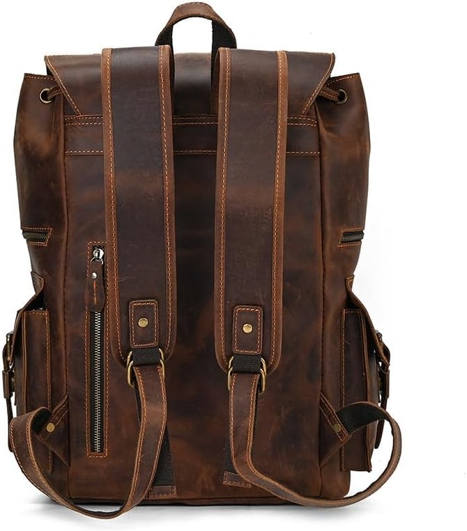 DUYHBAWRS Laptop LARGE Backpack Casual Bookbag Daypack Camping Travel Rucksack(E) - Image 5