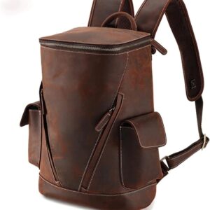 DUYHBAWRS Personality Men's Backpack Backpack Large-capacity Travel Men's Bag College(E)