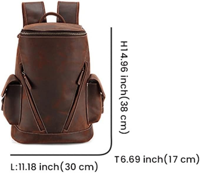 DUYHBAWRS Personality Men's Backpack Backpack Large-capacity Travel Men's Bag College(E) - Image 3