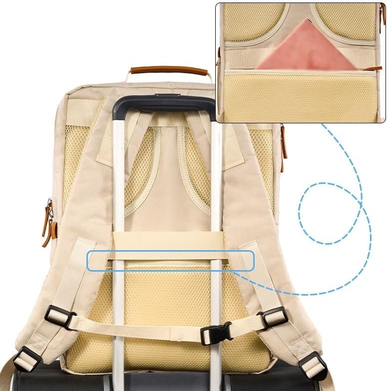 JOQWJPOIJ Travel Laptop Carry on Backpack for Women Men - Image 5