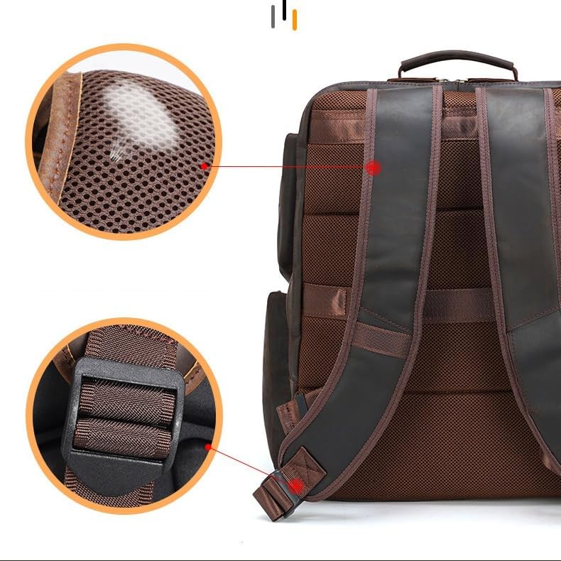 OOAYDYWO Laptop LARGE Backpack Casual Bookbag Daypack Camping Travel Rucksack - Image 6