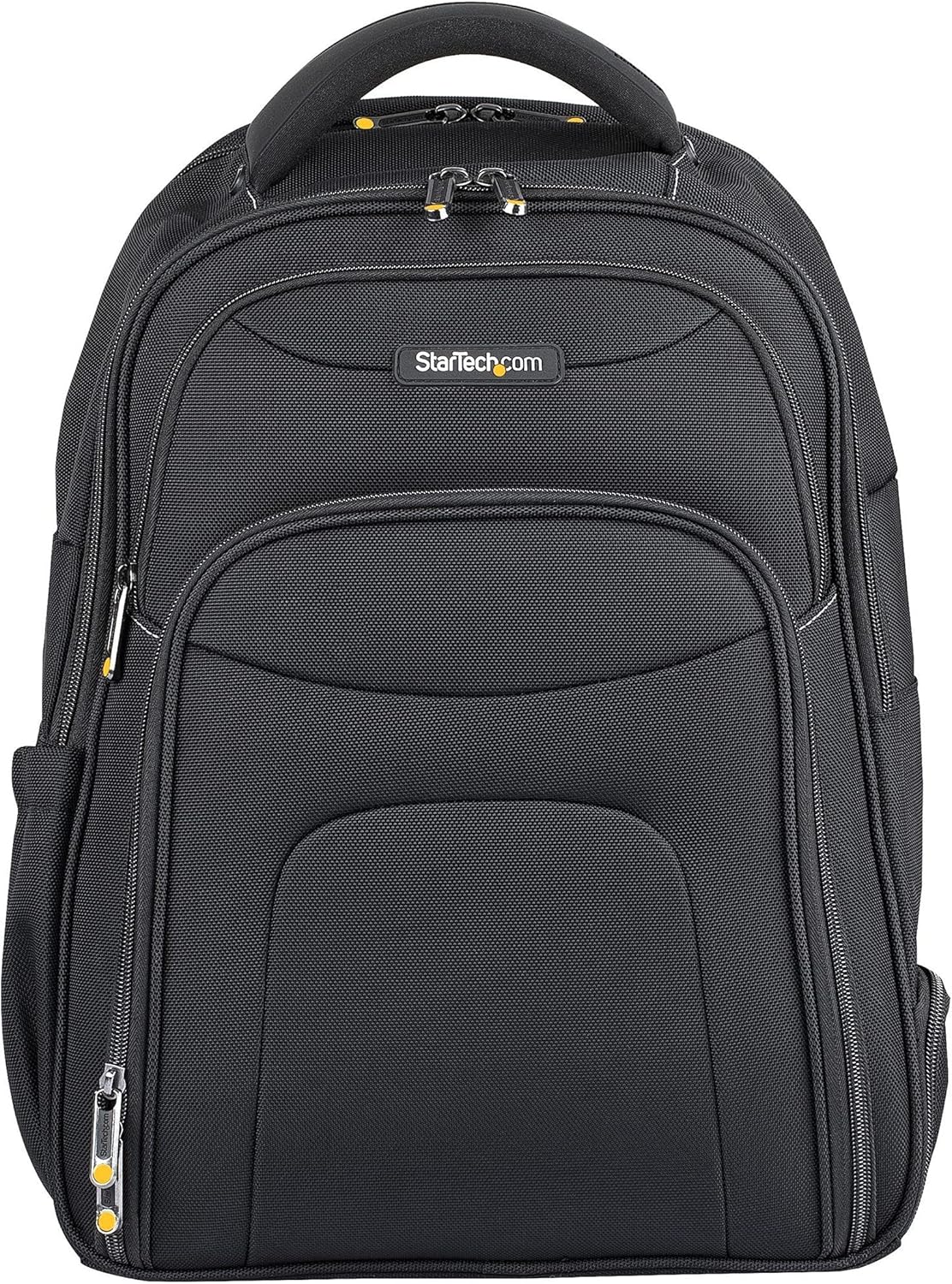 StarTech.com Unisex Backpack Ergonomic Computer Bag with Removable Accessory Case-Laptop\/Tablet Pockets-Nylon, Black, 17.3" Professional IT Tech Backpack for Work\/Travel\/Commute (NTBKBAG173) - Image 2