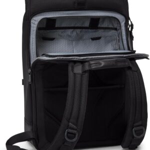 TUMI - Alpha Bravo Logistics Backpack - Front-Flap Design - Everyday Travel and Commute Bag - Fits Up to 15" Laptop - 17.0" X 13.0" X 6.75" - Black