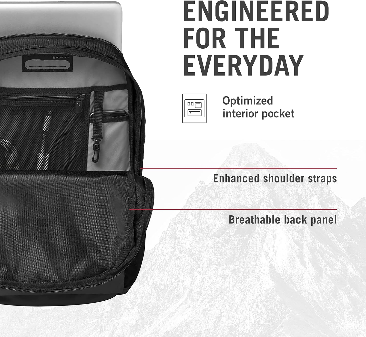 Victorinox Altmont Original Black Laptop Backpack 22 Liters - Image 3